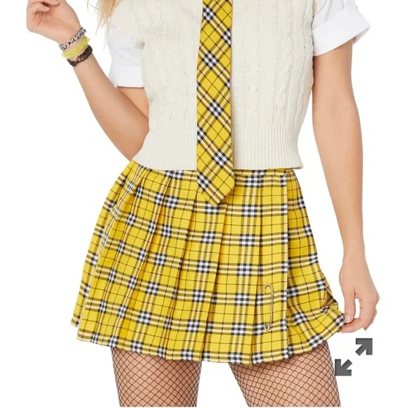 Spirit Skirts Nwot Yellow Plaid Skirt Poshmark